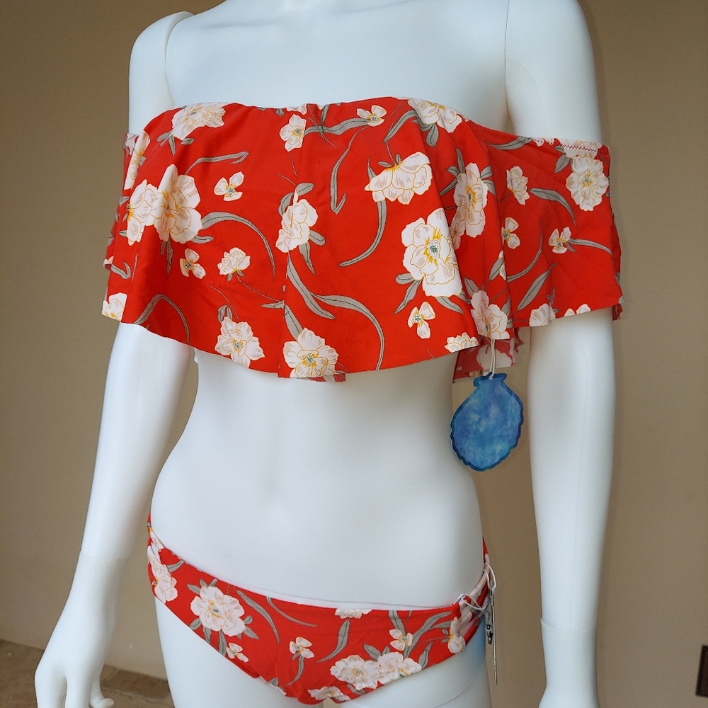 Mumu Mermaid Floral Bikin NWT